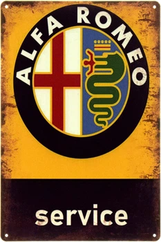 Металева табличка "Alfa Romeo (Service)" (ms-002734)
