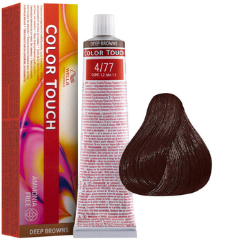 Фарба для волосся Wella Professionals Color Touch Deep Browns 4/77 Medium Intense Sand Brown 60 мл (8005610529622)