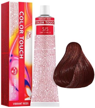 Farba do włosów Wella Professionals Color Touch Vibrant Reds 5/5 Light Brown Mahogany 60 ml (8005610529943)