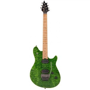 Електрогітари EVH WOLFGANG WG STANDARD WG QM TRANSPARENT GREEN