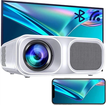 Мультимедийный проектор Hojocojo S21-2022 Full HD LED 9800 Лм Wi-Fi Bluetooth с динамиками