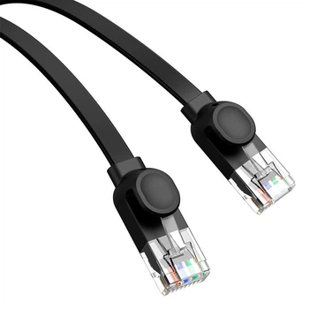 Патч-корд Baseus 12 метров Cat.6 Gigabit Ethernet плоский интернет кабель RJ45 (B00133205111-00)