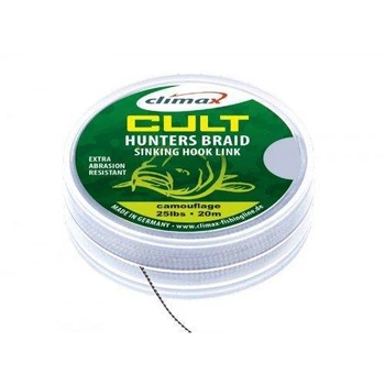 Поводковый материал Climax CULT Hunter's Braid camou 0.30 mm 30 lbs, 15 kg 20 m,11883