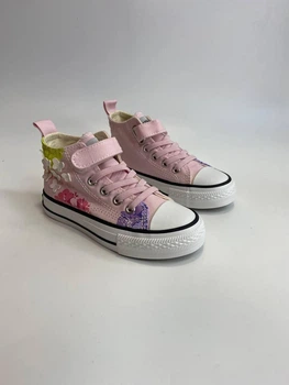 Кеды для девочки Apawwa 901 RC pink розовые р.26-17 cм