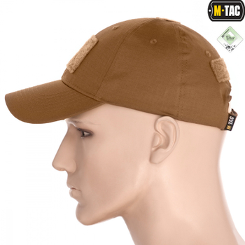 Бейсболка тактична M-Tac Flex Ріп-стоп Velcro Size L/XL Coyote Brown