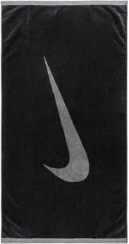 Полотенце Nike SPORT TOWEL LARGE (N.100.1929.046.LG) Унисекс 80х120 см Черно-серый (887791358615)