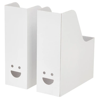 Подставка для журналов IKEA TJABBA ТЬЕББА белый, 2 шт., 104.924.55