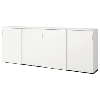 Комбинация для хран с раздв дверц ИКЕА ГАЛАНТ белый, 320x120 см 092.856.16