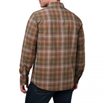 Сорочка Тактична 5.11 Tactical Igor Plaid Long Sleeve Shirt, Umber Brown Plaid, Xl