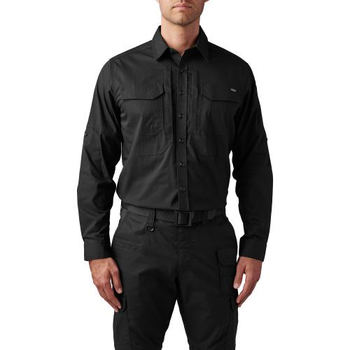 Сорочка Тактична 5.11 Tactical Abr Pro Long Sleeve Shirt, Black, S