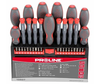 Набір викруток та біт Proline Soft Touch 37 шт (10937)