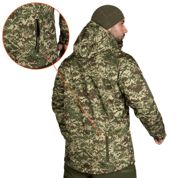 Куртка Stalker SoftShell Хижак піксель (7495), XL