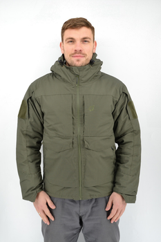 Тактична куртка Eagle зимова з підкладкою Omni-Heat та силіконовим утеплювачем Green L (AW010780)