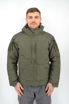 Тактична куртка Eagle зимова з підкладкою Omni-Heat та силіконовим утеплювачем Green M (AW010779)