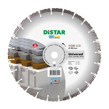 Коло алмазне Distar 1A1RSS V 350x3,5x25.4 Universal (10170085446)