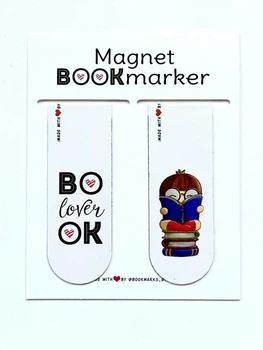 Закладки для книг магнітні Booklover 2 шт
