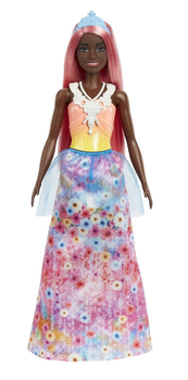 Lalka Mattel Barbie Dreamtopia Princess Dark Skin Doll With Light-pink Hair 30 cm (0194735055883)