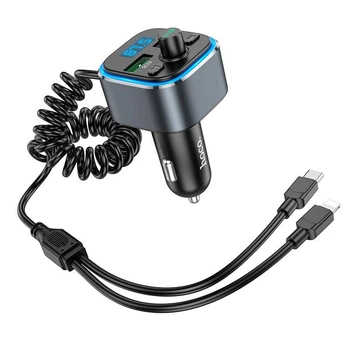 Адаптер автомобильный ФМ передатчик HOCO E74 Energy car BT FM transmitter