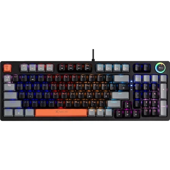 Клавиатура Xtrike ME GK-987 RGB Mechanical USB UA Black/Grey (GK-987GGRUA)