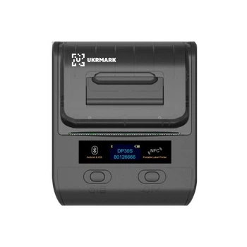Принтер этикеток UKRMARK DP30BK, USB, Bluetooth, рулони 20-80 мм (DP30BK)