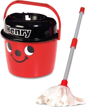 Zestaw do czyszczenia Casdon Henry Mop & Bucket Czerwony (5011551000680)