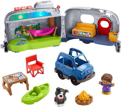 Zestaw figurek do zabawy Fisher-Price LP Outdoor Adventures Camper (0194735133208)