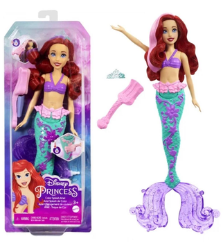 Lalka z akcesoriami Mattel Disney Princess Ariel Fabulous Hair 30 cm (0194735120239)