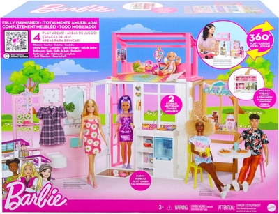 Dom dla lalek Mattel Barbie House (0194735007653)