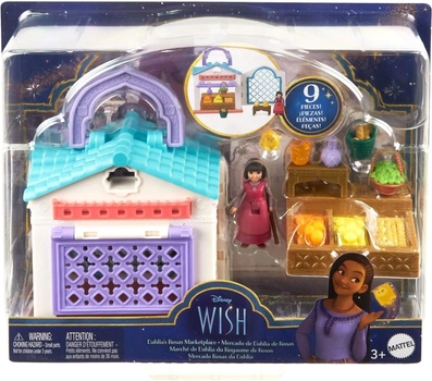 Ігровий набір фігурок Mattel Disney Wish Dahlia's Rosas Market Small Doll (0194735177295)