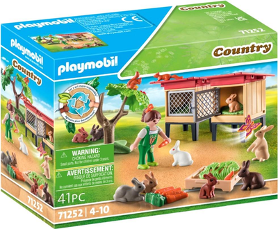 Zestaw do zabawy Playmobil Country Klatka dla królików (4008789712523)