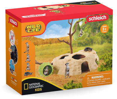 Ігровий набір фігурок Schleich Wild Life Meerkat Hill (4059433570624)