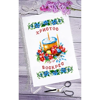 Схема для вишивки бісером Biser-Art рушник великодній (БА-034)