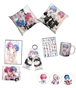 Аниме бокс Рем и Рам аниме Жизнь с нуля Re:Zero подарочный набор (w131)