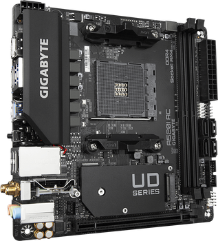 Płyta główna Gigabyte A520I AC (sAM4, AMD A520, PCI-Ex16) (4719331809867)