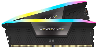 Pamięć Corsair DDR5-5600 32768MB PC5-44800 (Kit of 2x16384MB) Vengeance RGB Black (CMH32GX5M2B5600C36K)