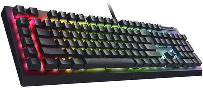 Klawiatura przewodowa Razer BlackWidow V4 X Green Switch RU USB Black (RZ03-04700800-R3R1)