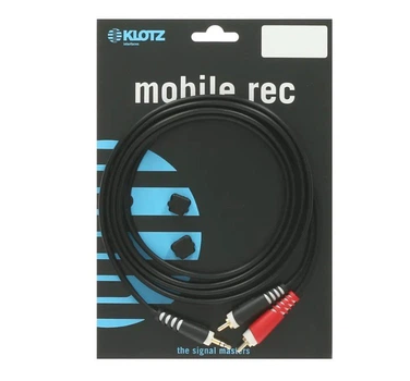 Коммутационный кабель Mini-Jack 3,5 — 2хRCA 2м KLOTZ AY7-0200