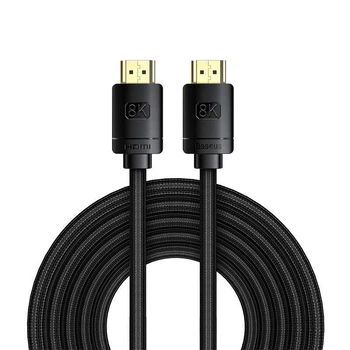 Кабель Baseus High Definition Series HDMI 8K to HDMI 8K Adapter Cable |2.1 version, 5m| Черный