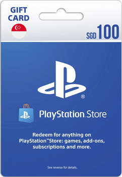 PSN Card 100 SGD | Playstation Network Singapore (ключ активації)