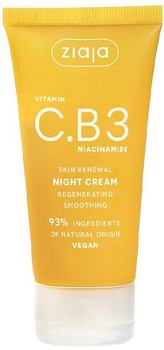 Krem do twarzy Ziaja Vitamina C B3 Niacinamida Crema Facial De Noche Regeneradora 50 ml (5901887056171)