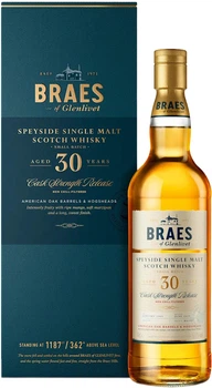 Віскі Braes of Glenlivet 30 років витримки 0.7 л 50.9% в подарунковій упаковці (5000299613955)