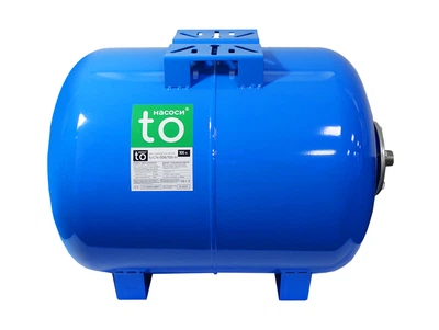 Гідроакумулятор горизонтальний 100л toНасоси блакитний toCN-008/100-H