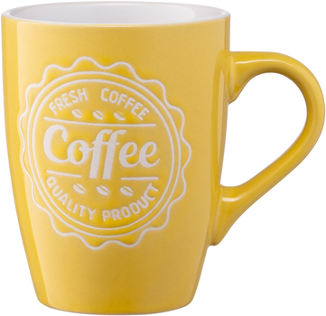 Набор чашек Ardesto Coffee Желтая 330 мл х 4 шт (SET_AR3469Y_4шт)