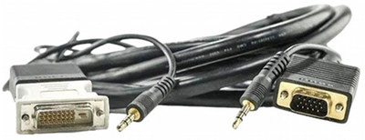 Kabel Cisco VGA - DVI + 3.5 mm audio 8 m Gray (CAB-DVI-VGA-8M)