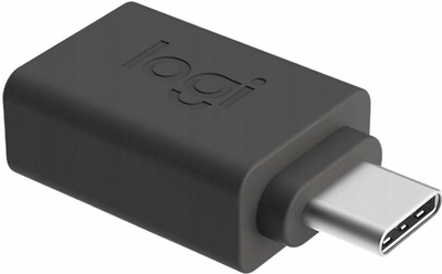 Adapter Logitech USB Type-C - USB Type-A Black (956-000005)