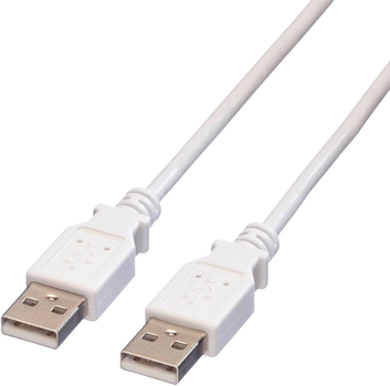 Kabel Value USB Type-A - USB Type-A 0.8 m White (11.99.8909)