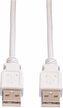 Kabel Value USB Type-A - USB Type-A 0.8 m White (11.99.8909)