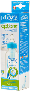 Пляшка для годування Dr. Brown's Standard Blue Baby Bottle 250 мл (72239311448)