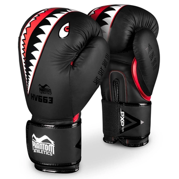 Боксерські рукавиці Phantom Fight Squad Schwarz Black 16 унцій