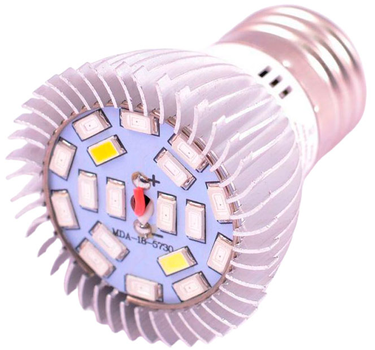 Светодиодная LED фитолампа для роста растений, для комнатных цветов, рассады, орхидей VENOM 18W SMD5730 220В (FL-FS-008-18)